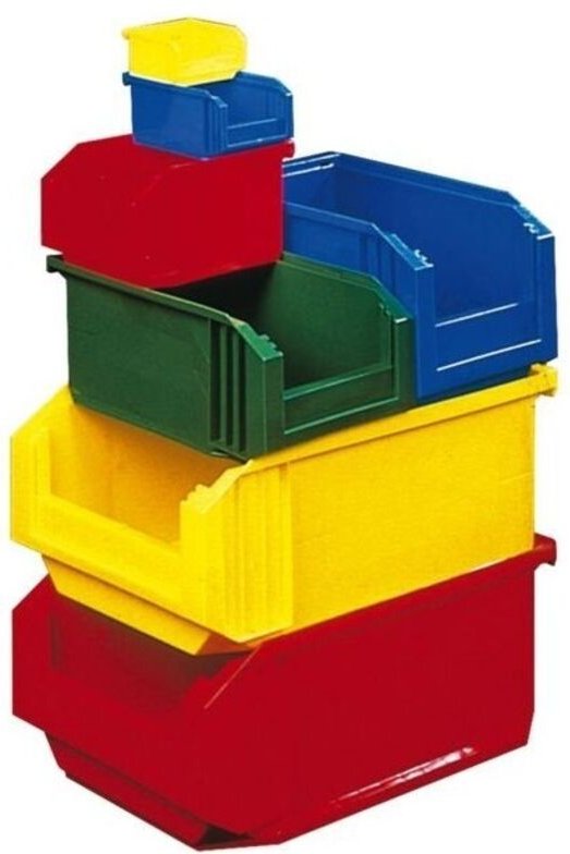 Stapelfähiger Kunststoffbehälter 11 L 210 x 200 x 347 Gelb