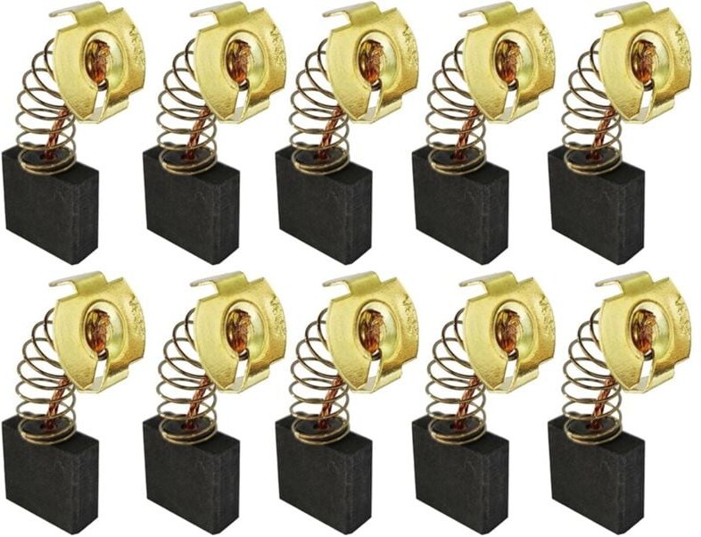 10 stücke CB200 CB202 Kohlebürsten Winkelschleifer Ersatzset für CB204 CB203 191953-5 191957-7 Elektrowerkzeug