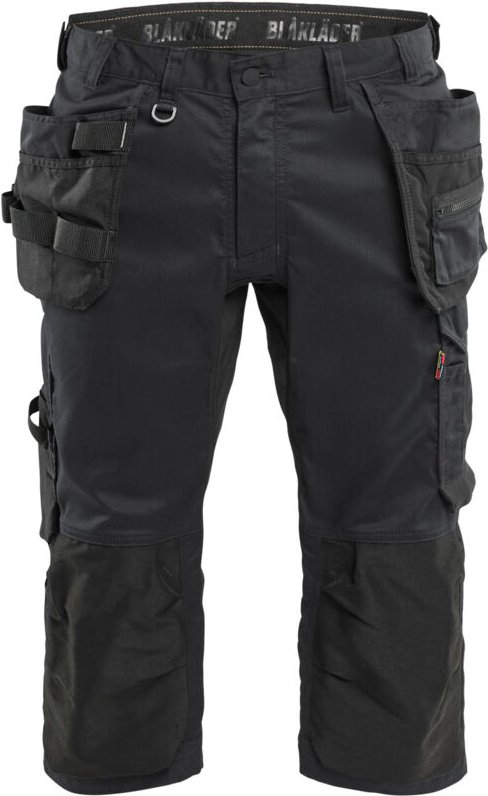 Arbeits-Pantacourt Stretch 2D 1754 – Schwarz S – FR(40) – SE(C46) – Standards