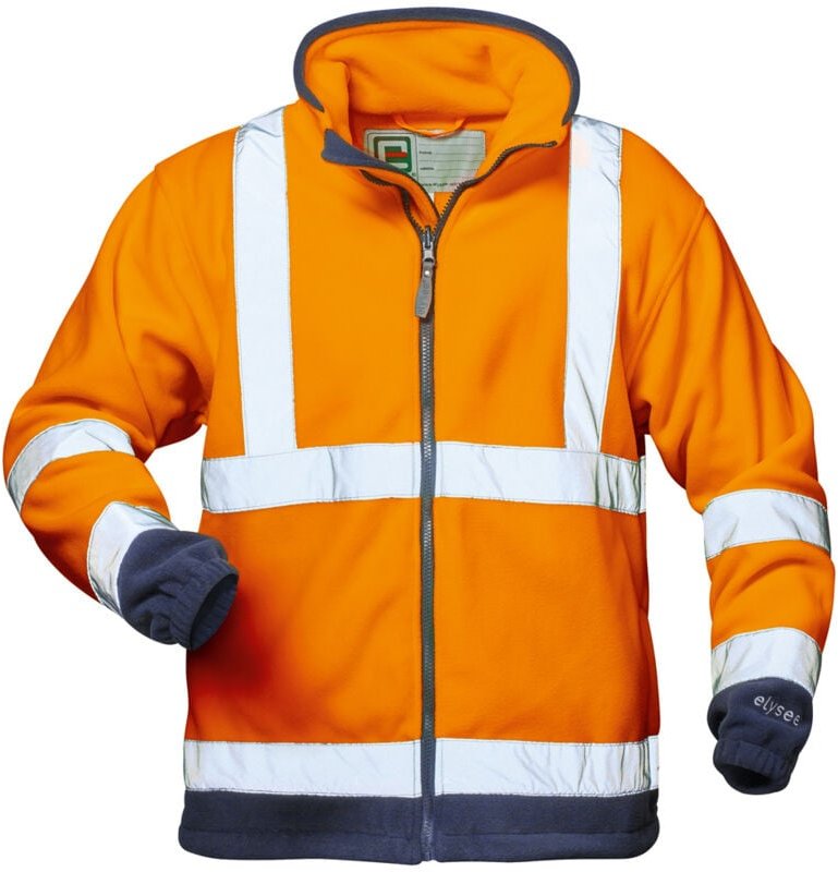 Gr .4XL (70/72) BENEDIKT WARNSCHUTZFLEECEJACKE orange BENEDIKT HIGH VIS FLEE