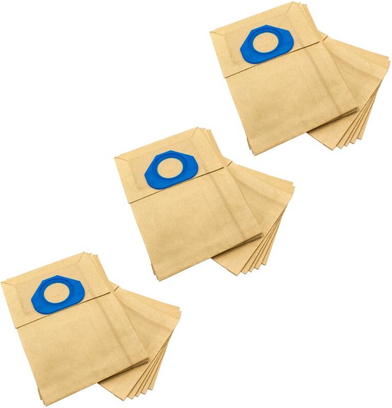 vhbw 30x Staubsaugerbeutel Ersatz für Nilfisk 82095000 für Staubsauger - Papier, sandfarben