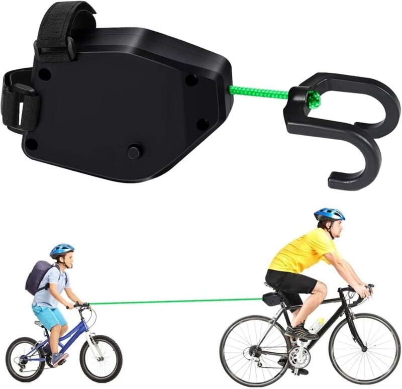 Einziehbares Fahrrad-Zugseil, Kinderfahrrad-Zugstange, Zugseil, Kinder-Zugseil, ATV-Zugseil