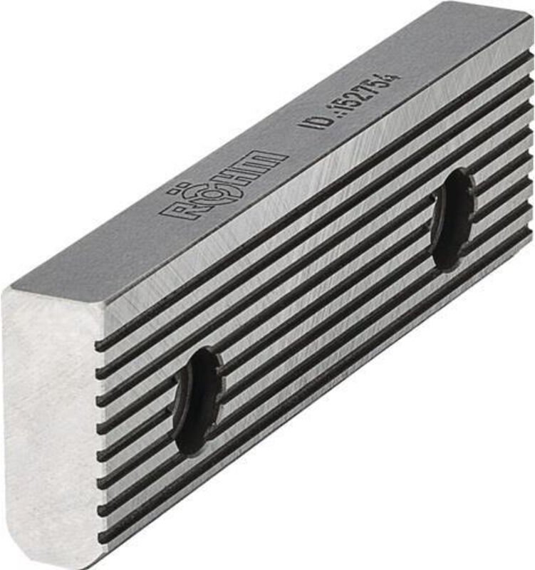 Röhm Normalbacke SGN, Größe 5, Backenbreite 200, eine Seite glatt, eine Seite gerillt, für RB-K - 152756