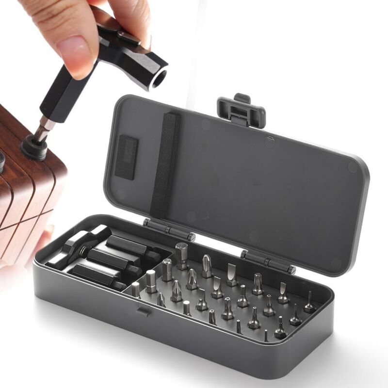 24-in-1 Magnet-Ratschenschraubendreher-Set, vielseitiges Heimwerker-Set, magnetisches Mehrbit-Schraubendreher-Set mit ab...