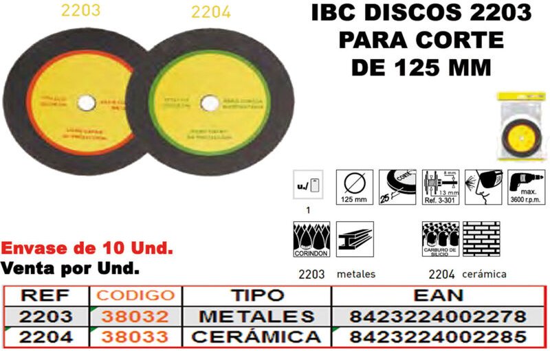 Thumbnail - IBC 125 mm Keramik-Trennscheibe