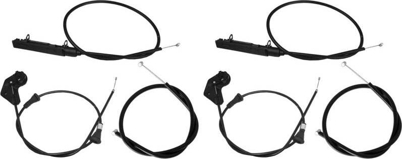 6 STÜCKE Motor Hauben Entriegelung Bowden Zug für E46 320I 323I 98-05 51238208442