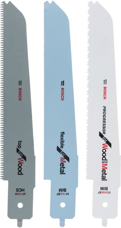 Bosch Sägeblatt-Set für Bosch-Multisäge PFZ 500 E 3-teilig