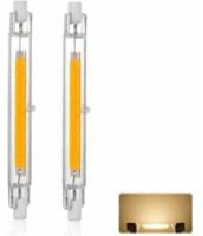 R7S 118 mm 20 W dimmbare LED-Lampe, Warmweiß 3000 K 3000 lm, linearer Ersatz für Halogenlampe J118 20 W, 360-Grad-Beleuc...