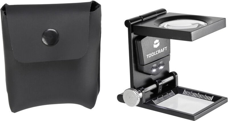 Toolcraft - 1511639 Fadenzähler Vergrößerungsfaktor: 6 x Linsengröße: (ø) 28 mm