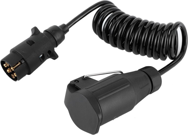 Aramox Anhängerstecker, Anhängerverkabelung Federdraht-Verbindungskabel Verlängerungs-Wohnwagenstecker 12V 7 auf 13 Pins...