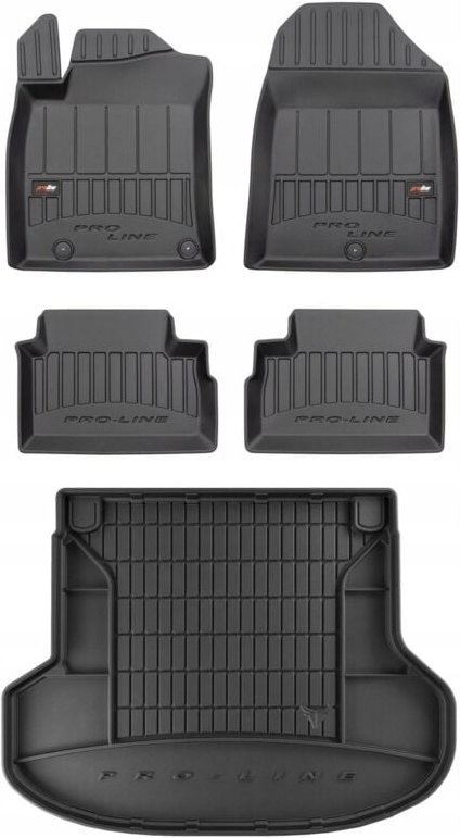 3D KIT Fußmatten und Kofferraummatte Kia ProCeed ab 2018-