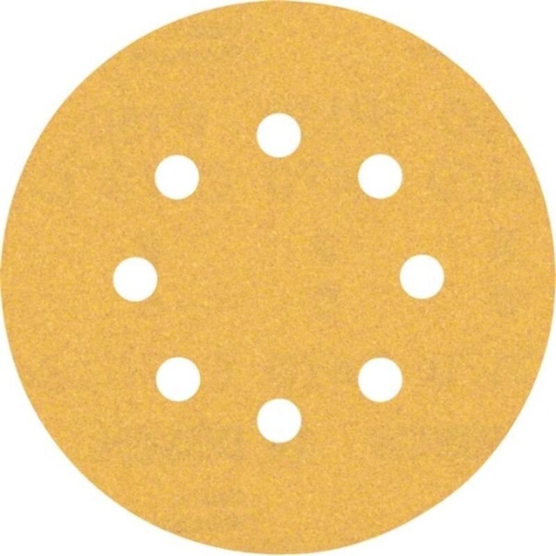 Bosch 50x Expert C470 Schleifpapier mit 8 Löchern für Exzenterschleifer 125 mm G 150 - 2608901120