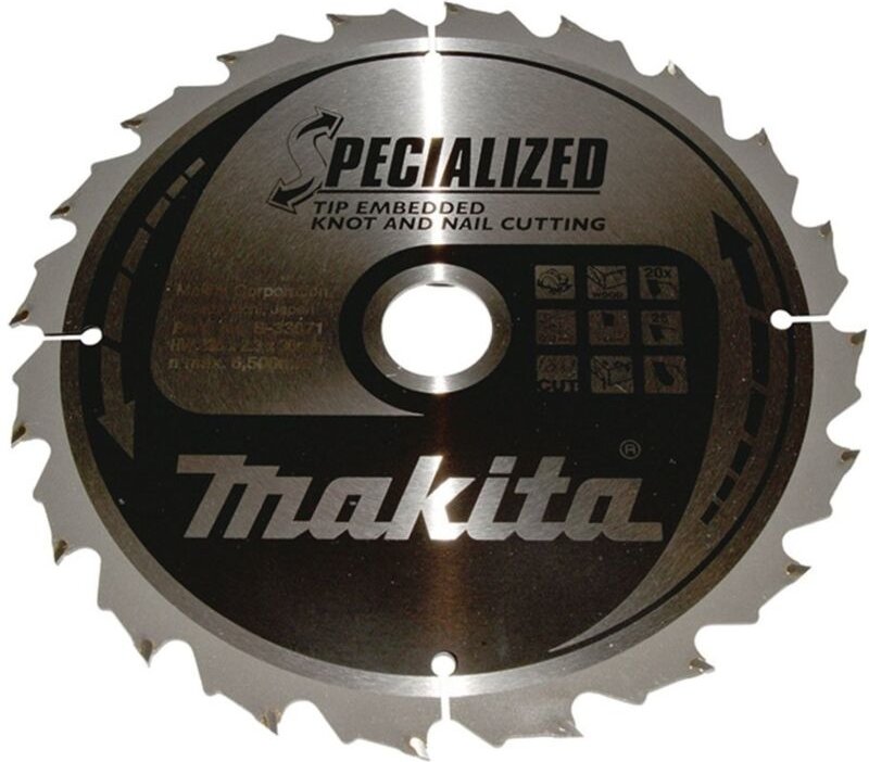 Sägeblatt specialized 235x30x20Z - Makita