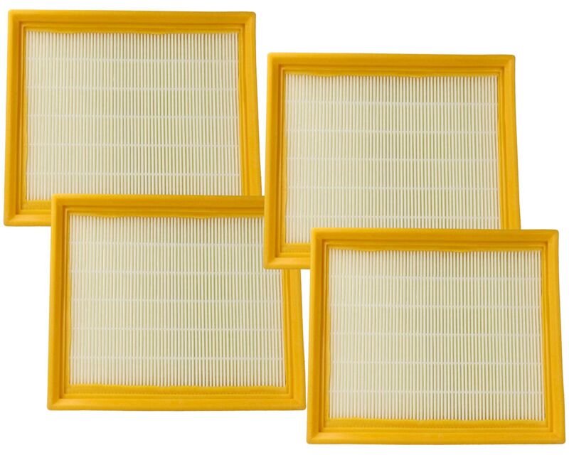 vhbw 4x Staubsaugerfilter kompatibel mit Protool Festool VCP 260 E-M AC, 360 E-L AC, 260 E-L AC, 260 AC, 360 AC Staubsau...