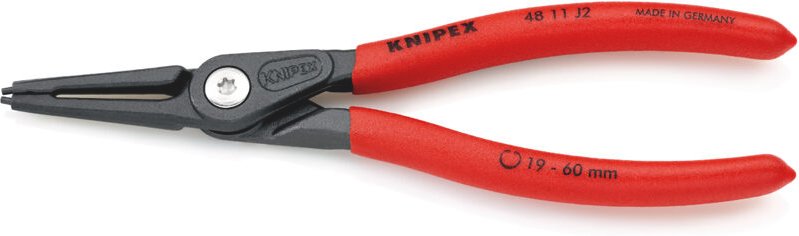 48 11 J2 Präzisions- Sicherungsringzange f. Innenr. in Bohr. - Knipex