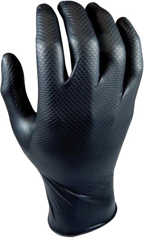 Handschuh Grippaz,Gr. xl, schwarz(Box a 50 Stück)