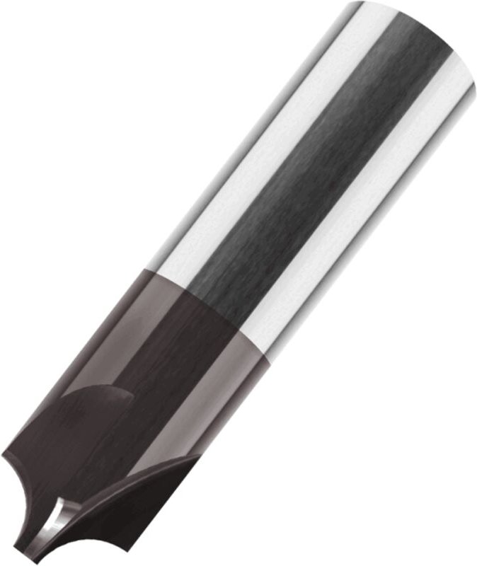 VHM-Viertelkreisfräser ha blank 12 mm x 2,5 mm