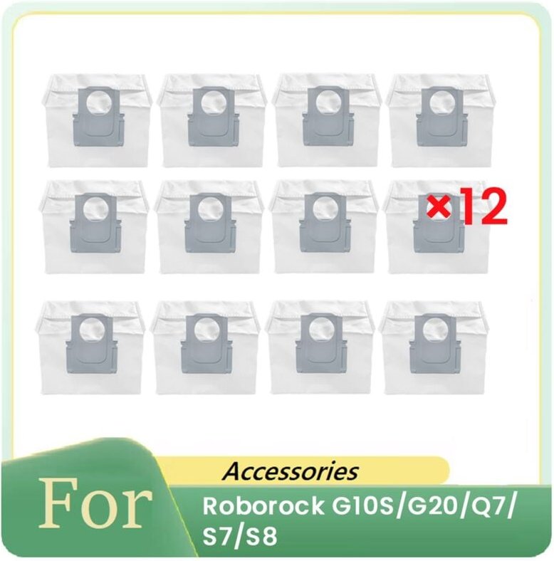 12 Stück Staubbeutel für G10S/G20//S7/S8 Kehrmaschinen-Zubehör