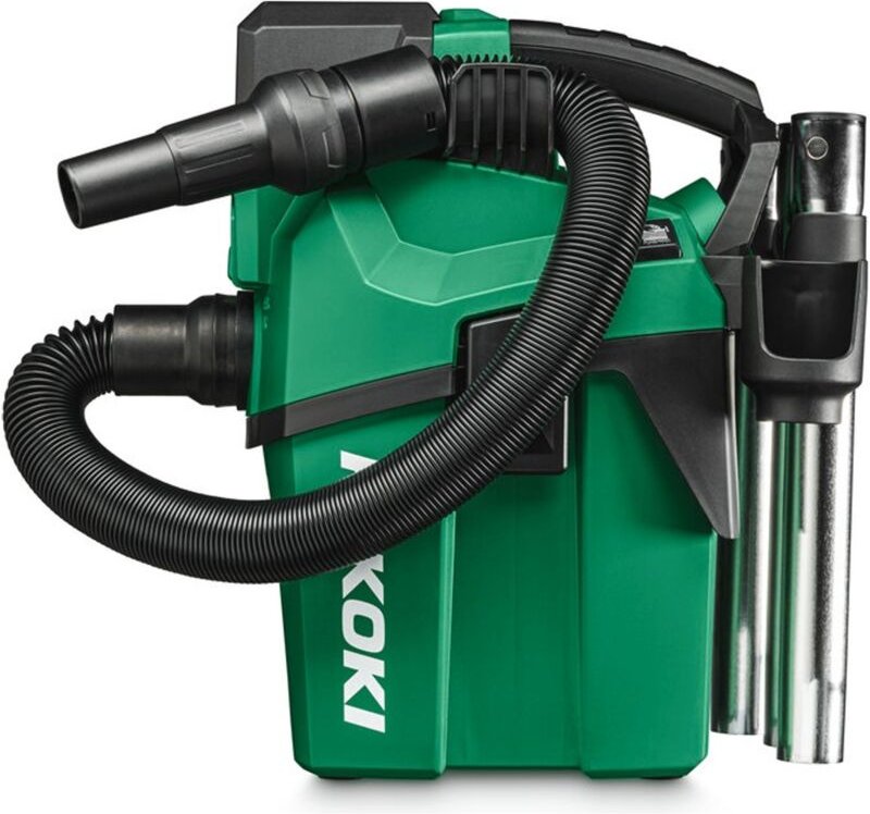 HiKOKI Akku-Nass- und Trockensauger, 18 V, L-Klasse, mit 6 l Kesselgröße, incl. Zubehör, Karton