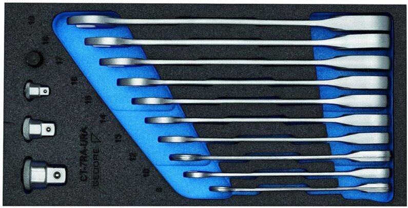 1500 CT1-7 RA Satz Maulschlüssel mit Ringratsche in Check-Tool-Modul