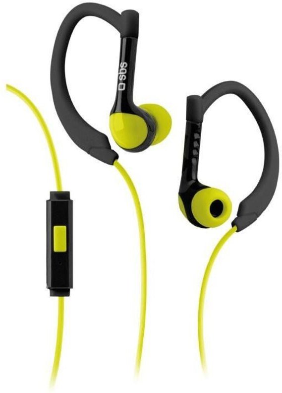 SBS TESPORTINEARK Kopfhörer & Headset Kabelgebunden Ohrbügel Sport Gelb
