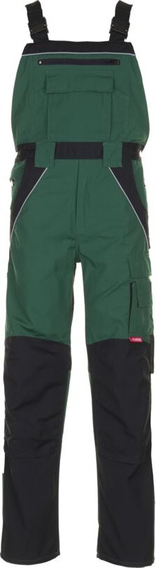 Arbeitshose Latzhose Plaline grün/schwarz Größe 29
