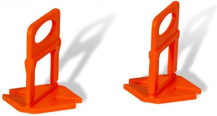 Edma - 2 mm level selbstnivellierender Clip 500 Clips - 258055