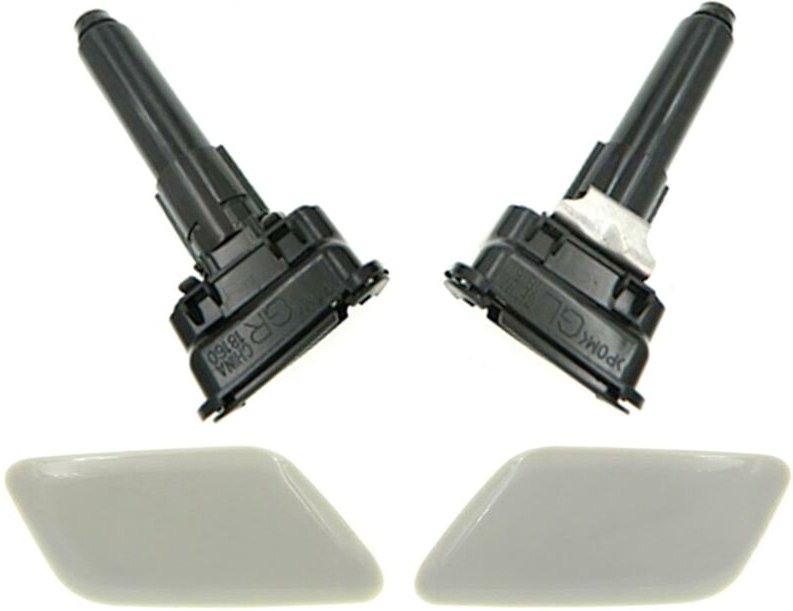 Woosien - Auto Scheinwerfer Kopf Licht Lampe Waschanlage Düse Abdeckung Reinigung Kappe Für 2013 + 28641-3zd0a/28642-3zd...