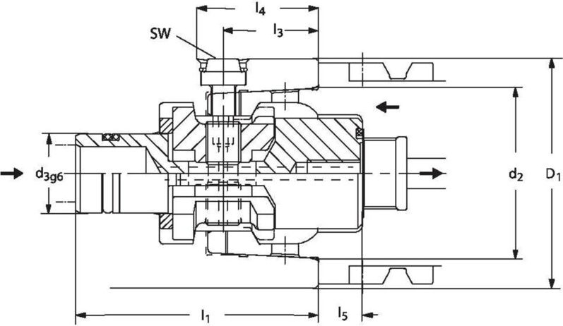 RÖHM Einbauspannsatz DIN69893-HSK-C63