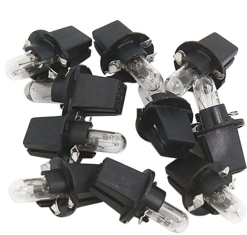 10 Stück dc 12 v 1,2 w T5 Ampulle Tablet Halter Klemme für Internet Voiture