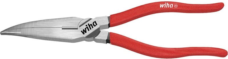Flachrundzange Classic mit Schneide gebogene Form, ca. 40° 200 mm, 8' (26725) - Wiha