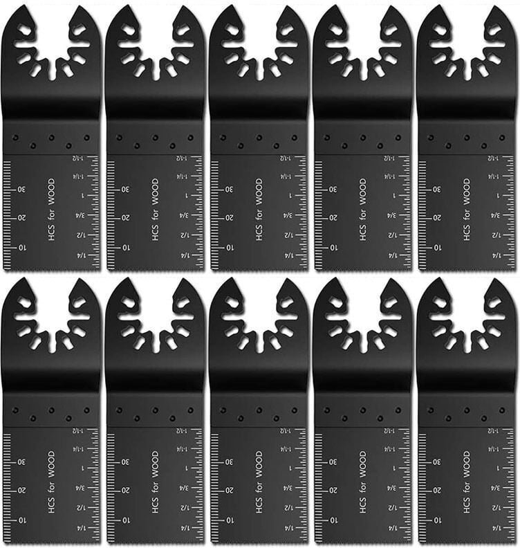 Thumbnail - 10 stücke 34mm High Carbon Stahl Sägeblatt Multifunktions Sägeblatt Power Tool Schneiden Maschine Zubehör Set
