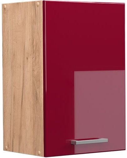 Vicco - Hängeschrank R-Line, Bordeaux Hochglanz, 40 cm