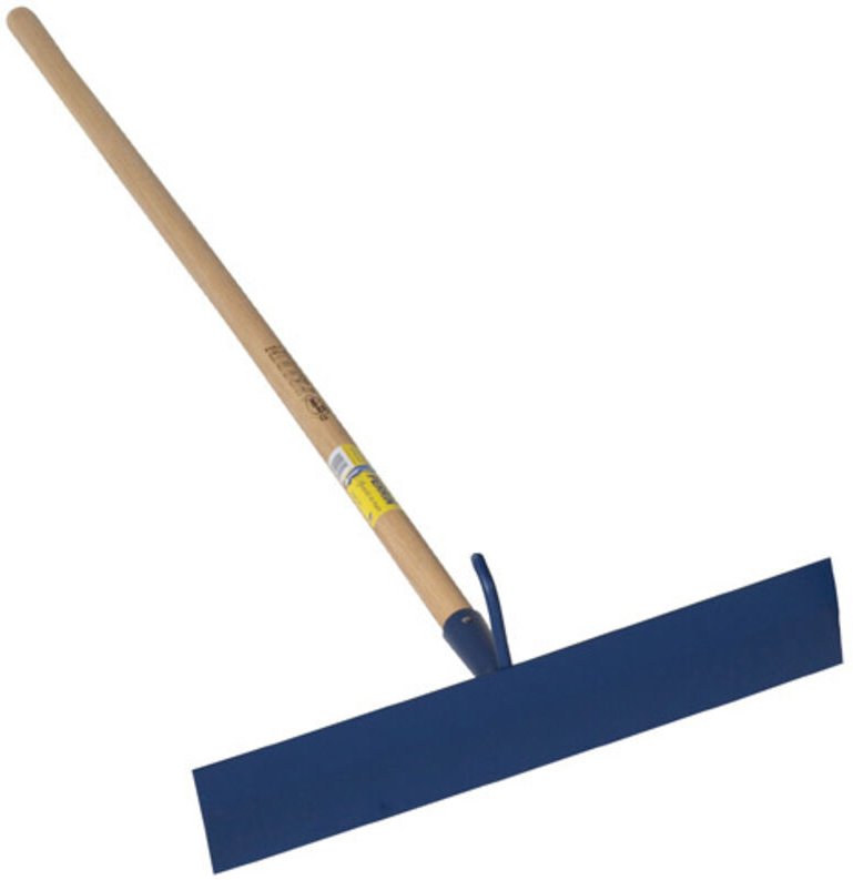 50 cm Standard-Bitumenschaber mit blauem Haken und 1,30 m Stiel Outils Perrin