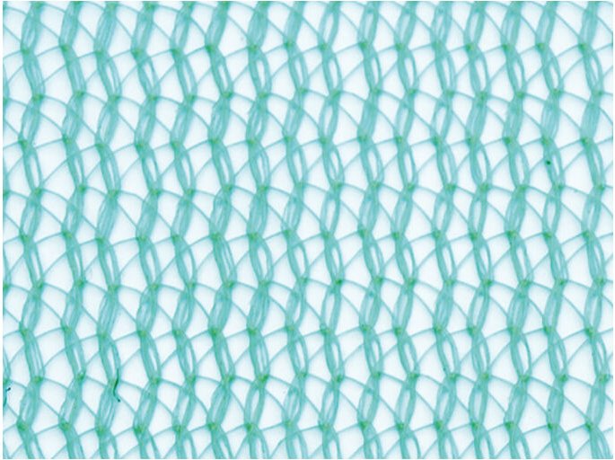 Leichtes Gerüstnetz 50 g/m² - grün dreieckig 2,57 mx 20 m