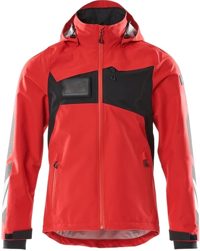 Accelerate Hard Shell Jacke 18301 atmungsaktiv, winddicht und wasserdicht, Farbe: Verkehrsrot/Schwarz - 20209, Größe: 4X...
