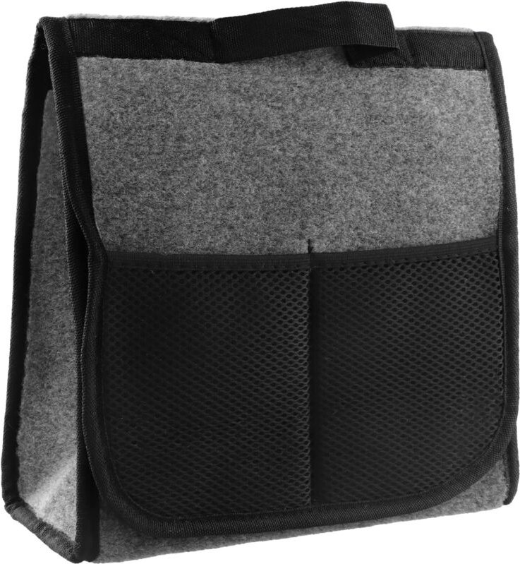 Csparkv - Geräumige und bequeme Kofferraumtasche, Filz-Aufbewahrungsorganisator mit Klettverschluss, Werkzeugtasche, Tai...