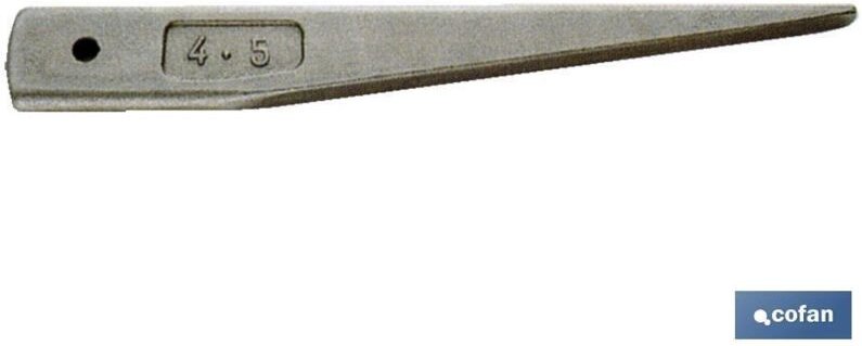 Morsekegel-Auswerferkeil DIN 317 (5-6 cm.) COFAN 09940064