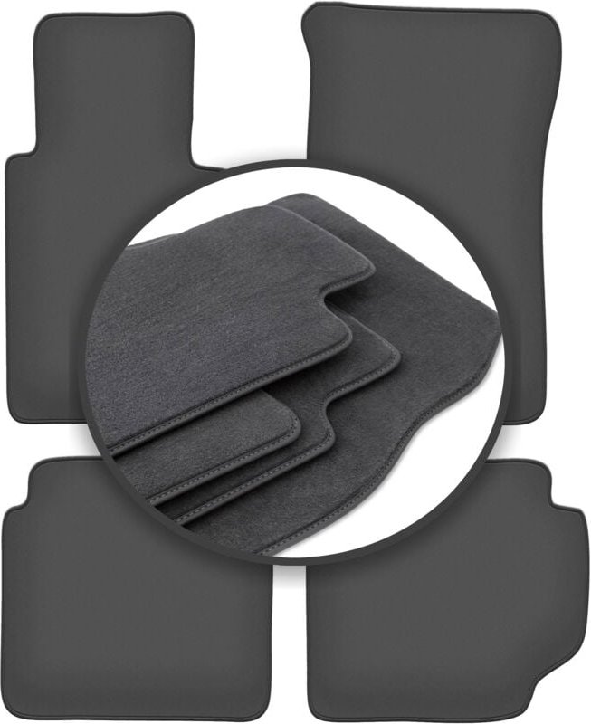 Premium-Fußmatten für: Mercedes W116S Limousine (1972-1980)