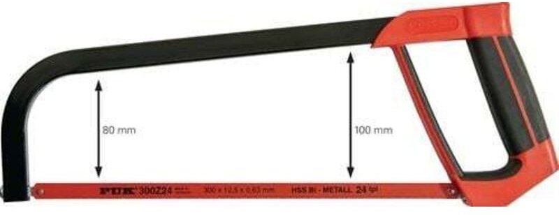 Metallsägebogen B32100 Blattlänge 300 mm 24 Zähne / Zoll D-Komfortgriff