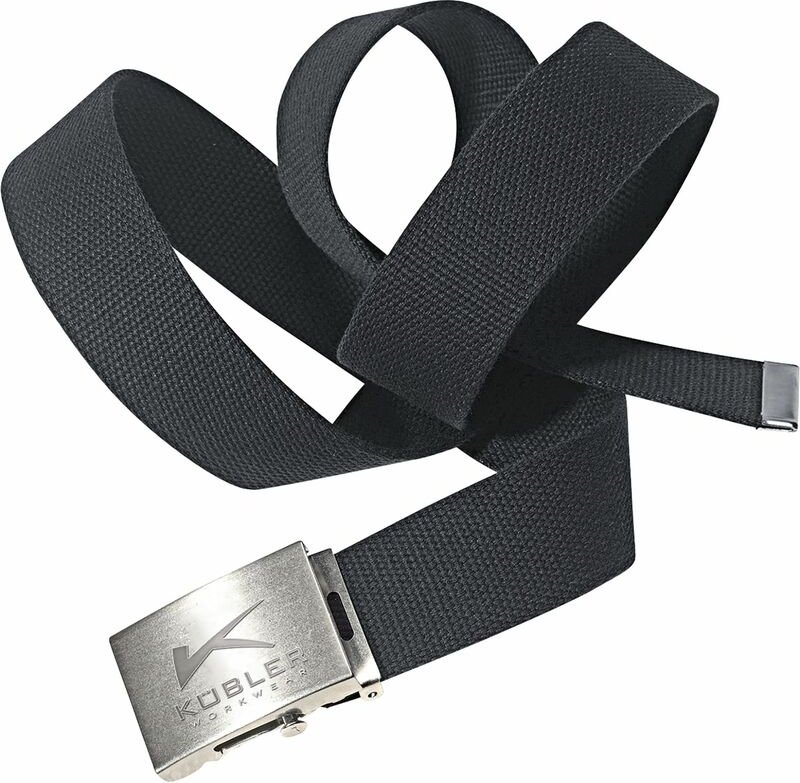 Kübler Gürtel aus Kofferband 8401 schwarz Länge 115 cm