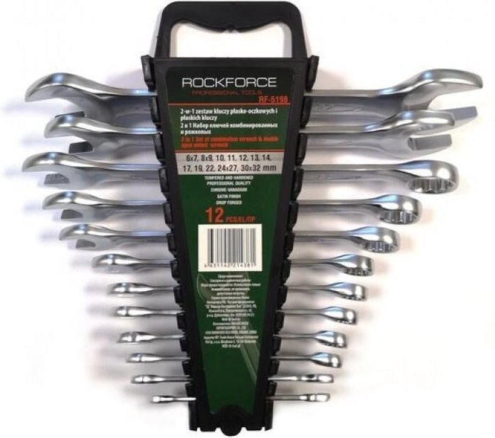 Ring- und Maulschlüsselsatz 12-tlg