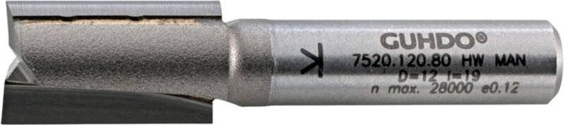GUHDO HW-Nutfräser D16 l40 L90 S8 Z2