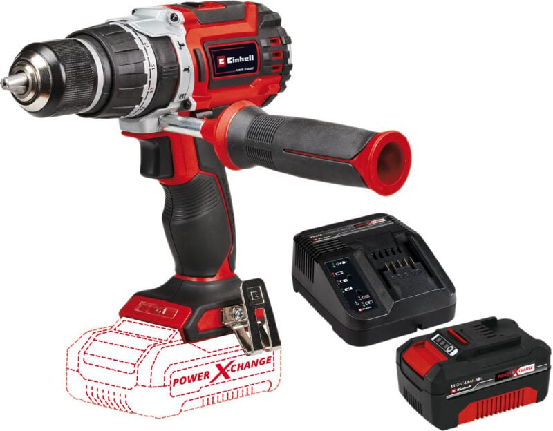 Professional Akku-Schlagbohrschrauber tp-cd 18/60 Li- i bl Kit (1x 4,0 Ah) - Einhell