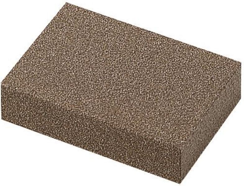 Wolfcraft Schleifblock Schaumgummi K40/80 Maß 100 x 25 x 70 mm, K 40,80 Schleifpapier & Schleifhilfen