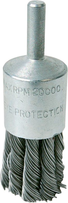 Stahldraht Pinselbürste gezopft 22 mm