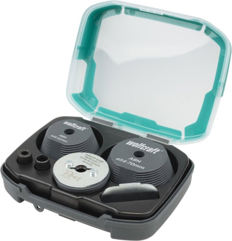 1 Aufbohrhilfeset ø 35 - 70 mm - 5953000 - Wolfcraft