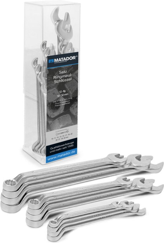 Ringmaulschlüssel-Satz, b, 12-tlg., 10-32 m