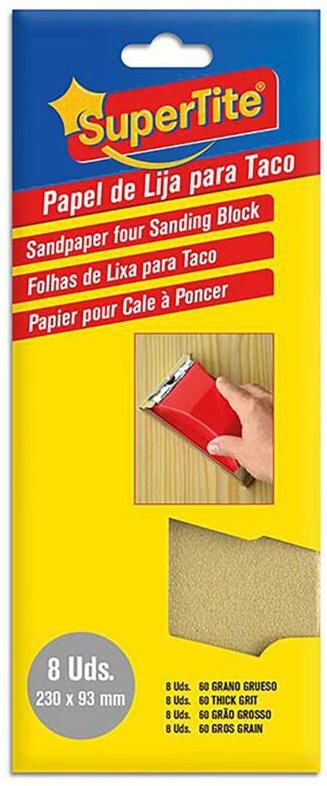 Papier für Schleifklötze – 8 Stück 230 x 93 mm