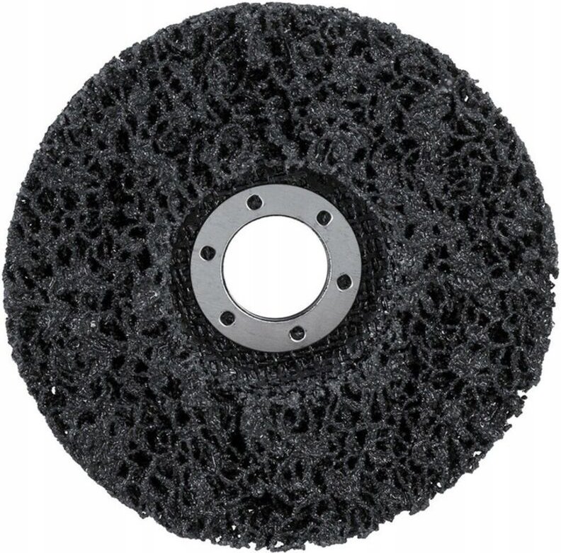 Vliesscheibe für Metall, Stahl, Holz, Rostentfernung, Negrität, Haare 125 mm